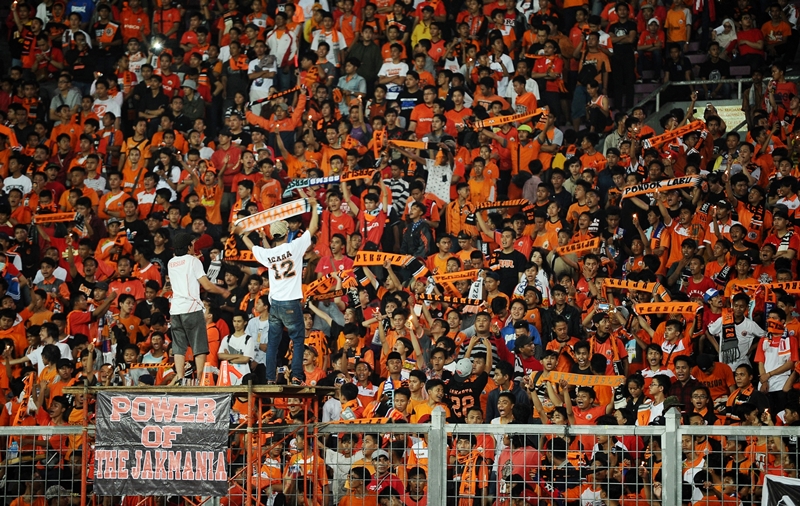 インドネシア・ジャカルタのサッカーファン